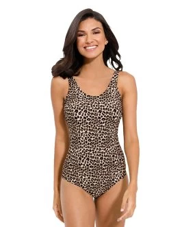 Beachtime Strandjurk Met Dierenprint -Beroemde Badkleding Winkel badpak zwart 2