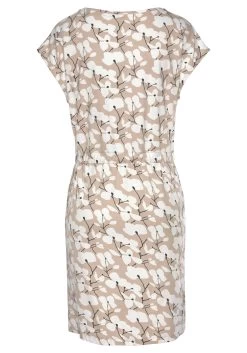 Beachtime Jerseyjurk Met Bloemmotief 19 Beachtime Jerseyjurk Met Bloemmotief -Beroemde Badkleding Winkel beachtime jerseyjurk met bloemmotief beige 3