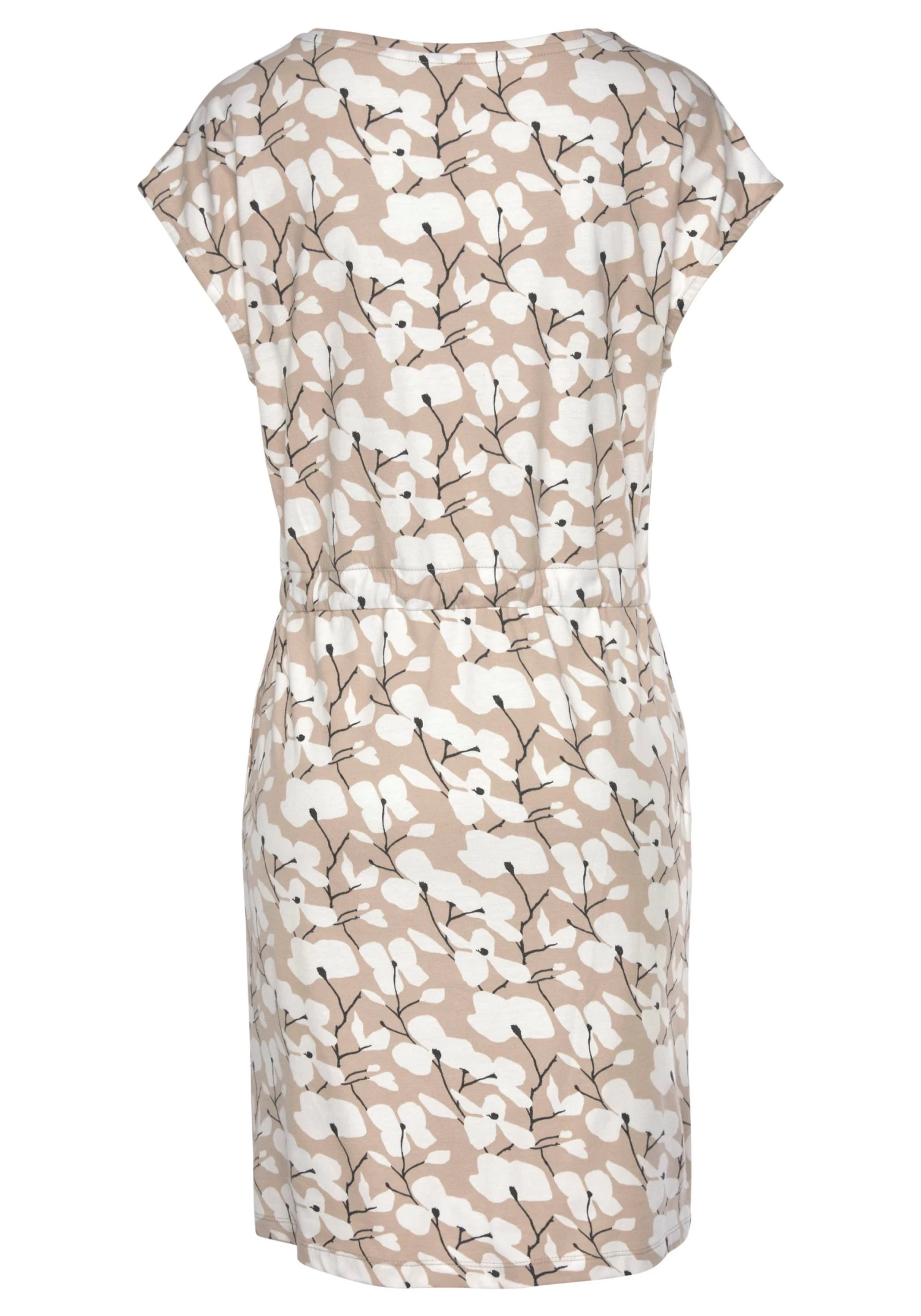 Beachtime Jerseyjurk Met Bloemmotief 3 Beachtime Jerseyjurk Met Bloemmotief - Image 3