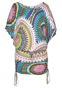 Beachtime Lang Shirt Met Grafische Print -Beroemde Badkleding Winkel beachtime lang shirt met grafische print multicolor 7