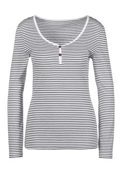 Beachtime Shirt Met Lange Mouwen Zachte Ribkwaliteit (Set Van 2) 20 Beachtime Shirt Met Lange Mouwen Zachte Ribkwaliteit (Set Van 2) -Beroemde Badkleding Winkel beachtime shirt met lange mouwen zachte ribkwaliteit set van 2 blauw 2