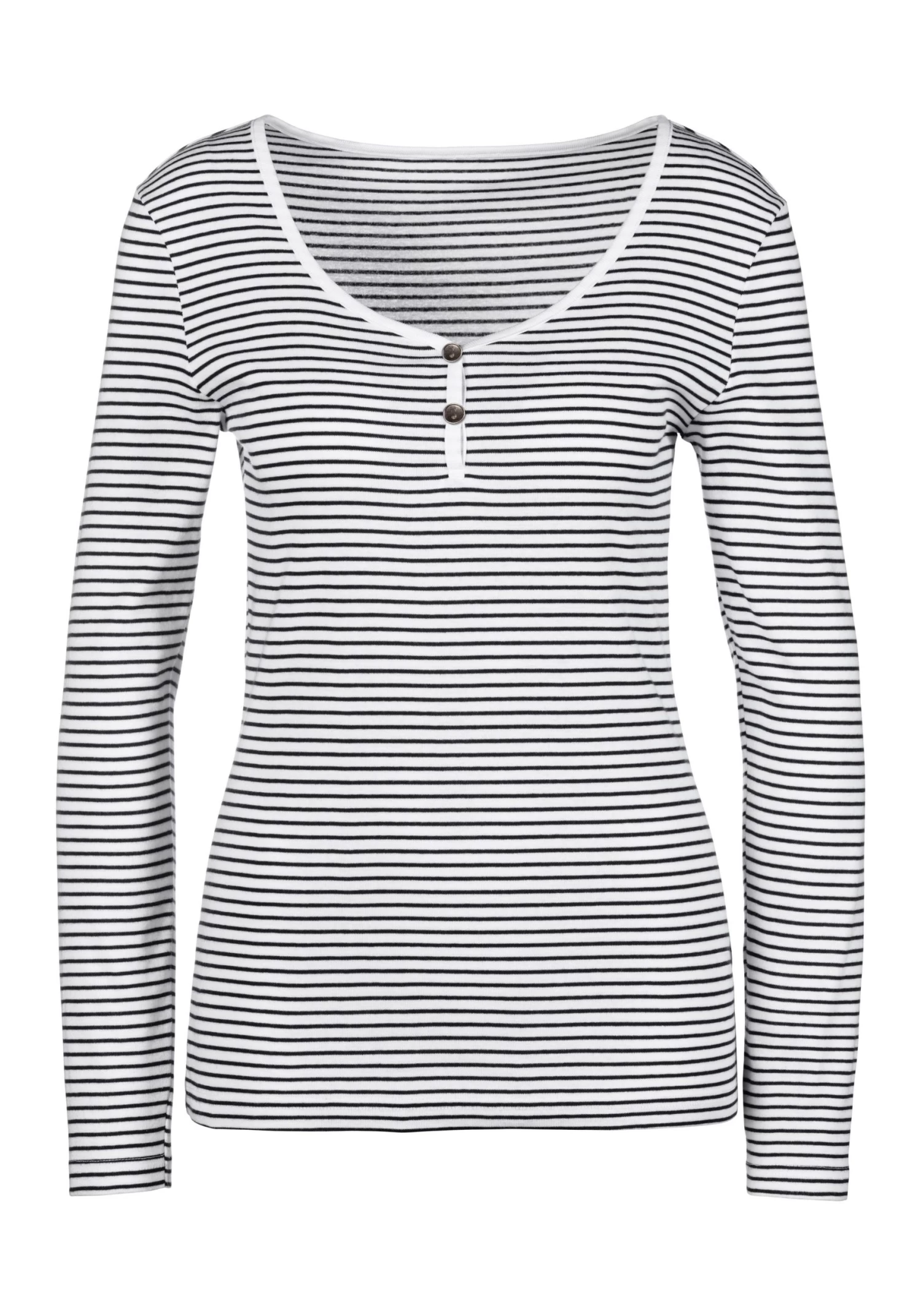 Beachtime Shirt Met Lange Mouwen Zachte Ribkwaliteit (Set Van 2) 3 Beachtime Shirt Met Lange Mouwen Zachte Ribkwaliteit (Set Van 2) - Image 3