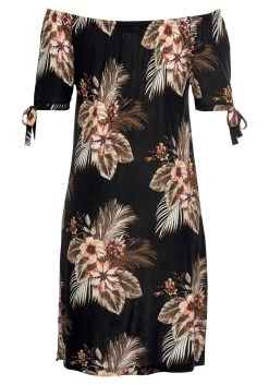 Beachtime Strandjurk Met Bandjes Aan De Mouwen -Beroemde Badkleding Winkel beachtime strandjurk met bandjes aan de mouwen zwart 3