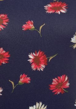 Beachtime Strandjurk Met Bloemenprint -Beroemde Badkleding Winkel beachtime strandjurk met bloemenprint blauw 16