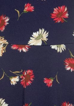 Beachtime Strandjurk Met Bloemenprint -Beroemde Badkleding Winkel beachtime strandjurk met bloemenprint blauw 17