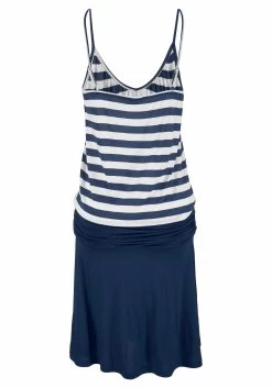Beachtime Strandjurk Met Gestreepte Top 21 Beachtime Strandjurk Met Gestreepte Top -Beroemde Badkleding Winkel beachtime strandjurk met gestreepte top blauw 5