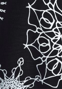 Beachtime Strandjurk Met Grafische Print -Beroemde Badkleding Winkel beachtime strandjurk met grafische print zwart 6