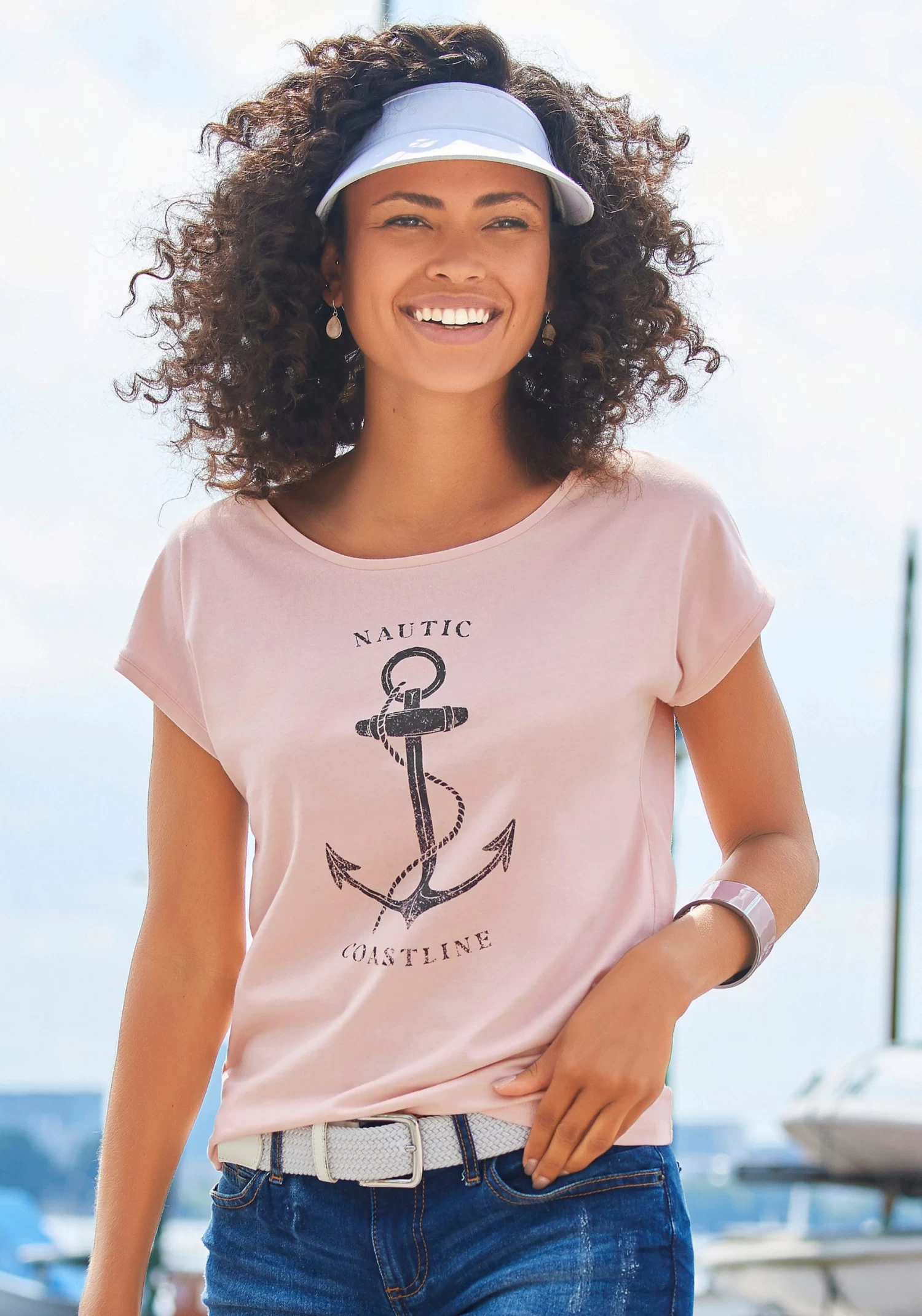 Beachtime T-shirt Met Maritieme Print Voor (Set Van 2) 2 Beachtime T-shirt Met Maritieme Print Voor (Set Van 2) - Image 2