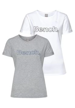 Vivance Shirt Met 3/4-mouwen Met Kleine Opening En Goudkleurige Sierknoop Bij De Hals 26 Vivance Shirt Met 3/4-mouwen Met Kleine Opening En Goudkleurige Sierknoop Bij De Hals -Beroemde Badkleding Winkel bench t shirt grijs 18