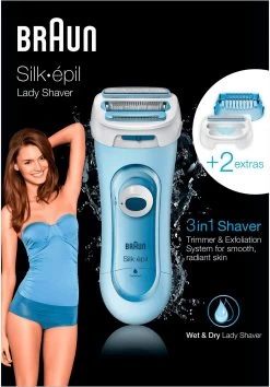 Braun Elektrisch Scheerapparaat Silk-épil Ladyshave 5-160 -Beroemde Badkleding Winkel braun elektrisch scheerapparaat silk epil ladyshave 5 160 blauw 5