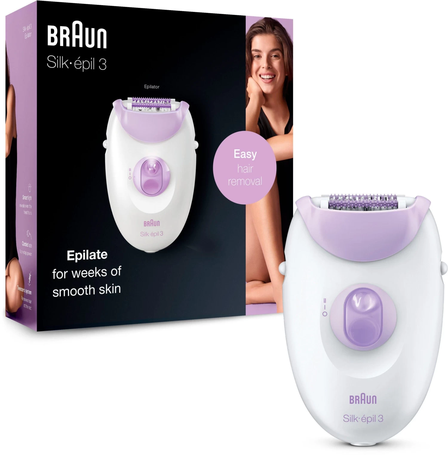 Braun Epilator Silk-épil 3 3-170 Voor Langdurige Ontharing 1 Braun Epilator Silk-épil 3 3-170 Voor Langdurige Ontharing