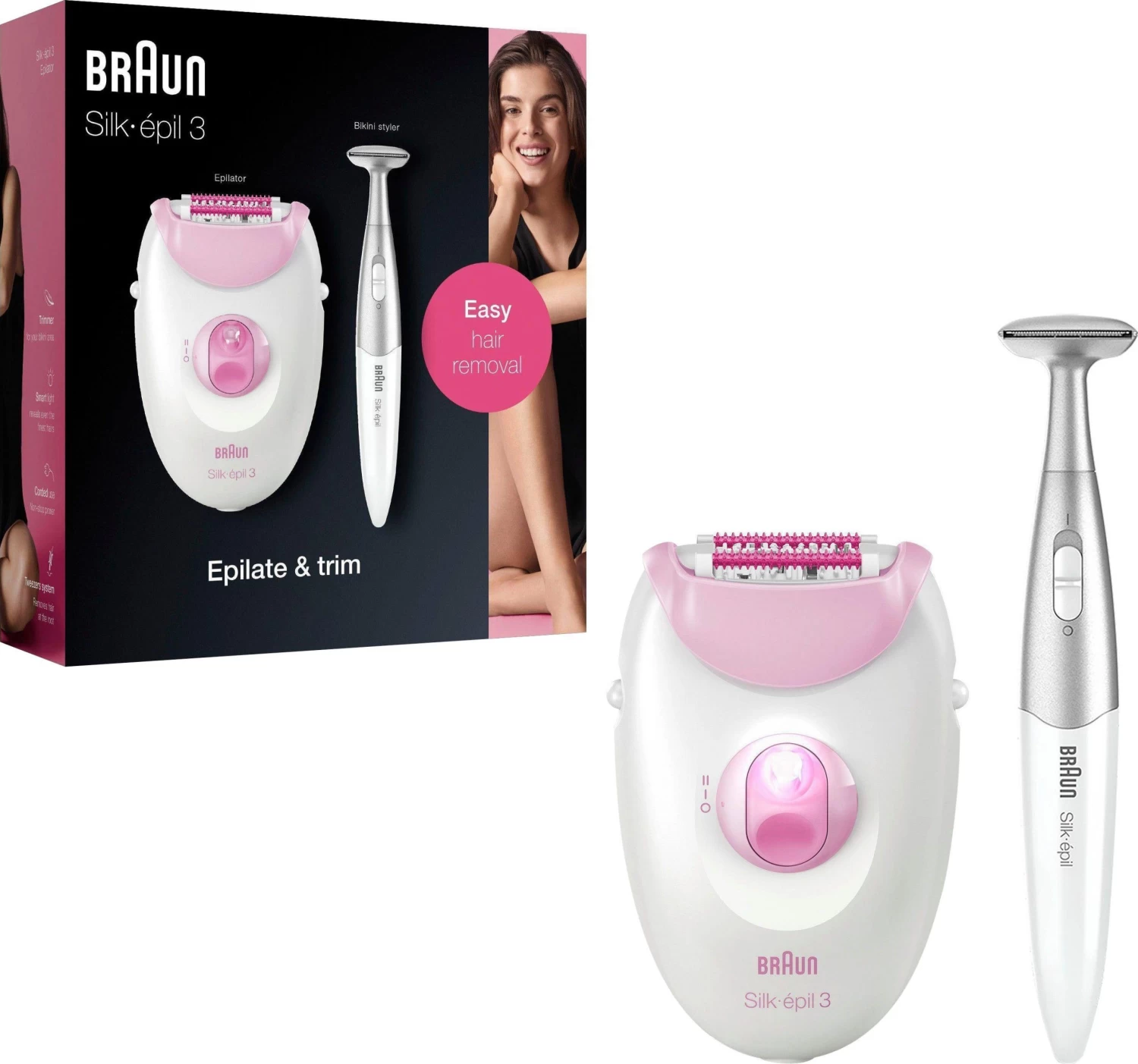 Braun Epilator Silk-épil 3 3-321 1 Braun Epilator Silk-épil 3 3-321