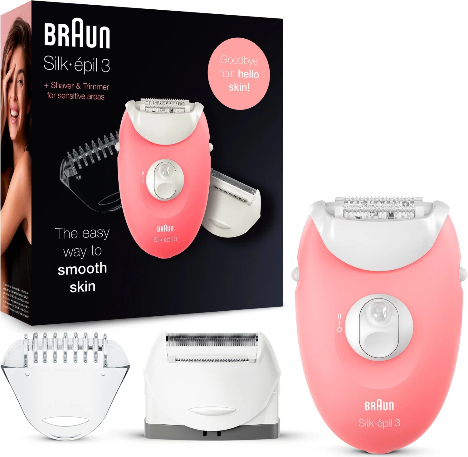Braun Epilator Silk-épil 3 SE 3-440 Starter 3-in-1 Ontharing 3 Braun Epilator Silk-épil 3 SE 3-440 Starter 3-in-1 Ontharing - Image 3