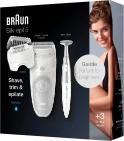 Braun Epilator Silk-épil 5 5-805 Micro-grip-pincetten-technologie, Wet & Dry-epileren, Zwenkbaar Hoofd -Beroemde Badkleding Winkel braun epilator silk epil 5 5 805 micro grip pincetten technologie wet dry epileren zwenkbaar hoofd wit 13
