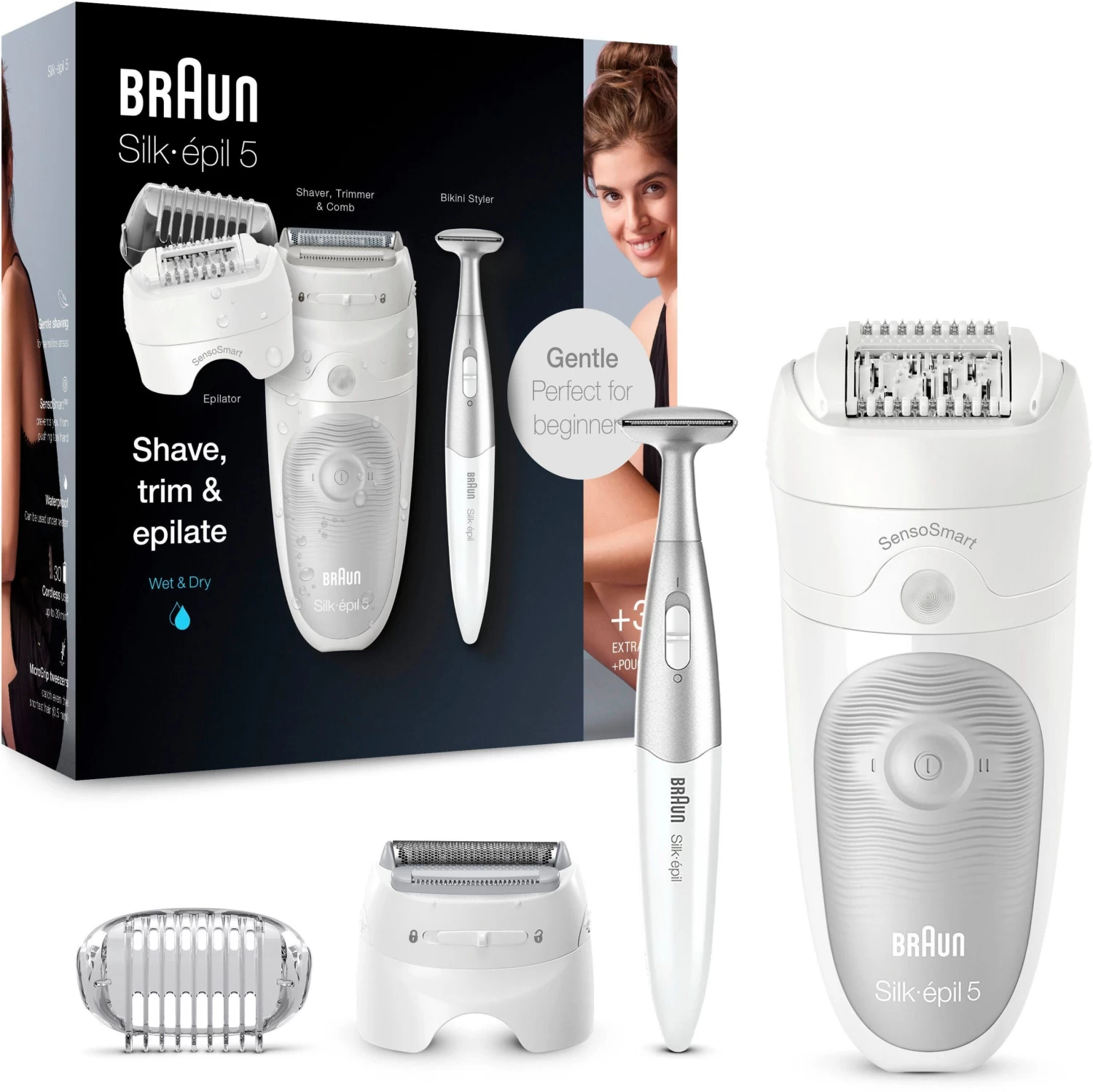 Braun Epilator Silk-épil 3 SE 3-440 Starter 3-in-1 Ontharing 13 Braun Epilator Silk-épil 3 SE 3-440 Starter 3-in-1 Ontharing - Image 13