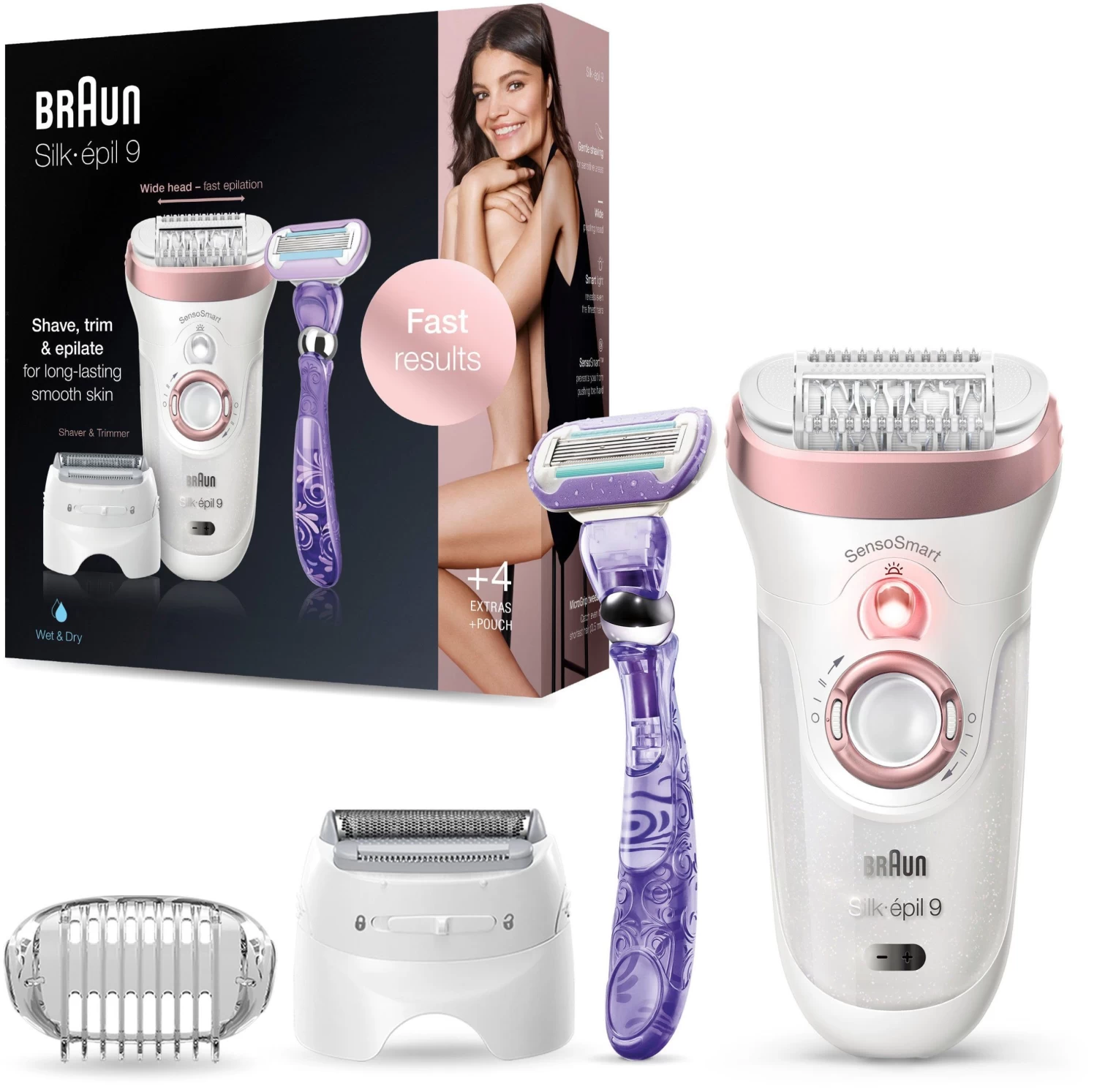 Braun Epilator Silk-épil 9 9/870 SensoSmart 5 Braun Epilator Silk-épil 9 9/870 SensoSmart - Image 5