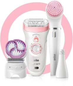 Braun Epilator Silk-épil 9 9-975 6-in-1 Draadloze Wet&Dry Ontharing – Epilator, Scheerapparaat, Peeling, Reinigingskit Voor Gezicht En Lichaam -Beroemde Badkleding Winkel braun epilator silk epil 9 9 975 6 in 1 draadloze wetdry ontharing epilator scheerapparaat peeling reinigingskit voor gezicht en lichaam roze 3
