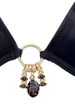 Bruno Banani Beugelbikini Met Goudkleurig/zwarte Accessoires 19 Bruno Banani Beugelbikini Met Goudkleurig/zwarte Accessoires -Beroemde Badkleding Winkel bruno banani beugelbikini met goudkleurig zwarte accessoires zwart 4