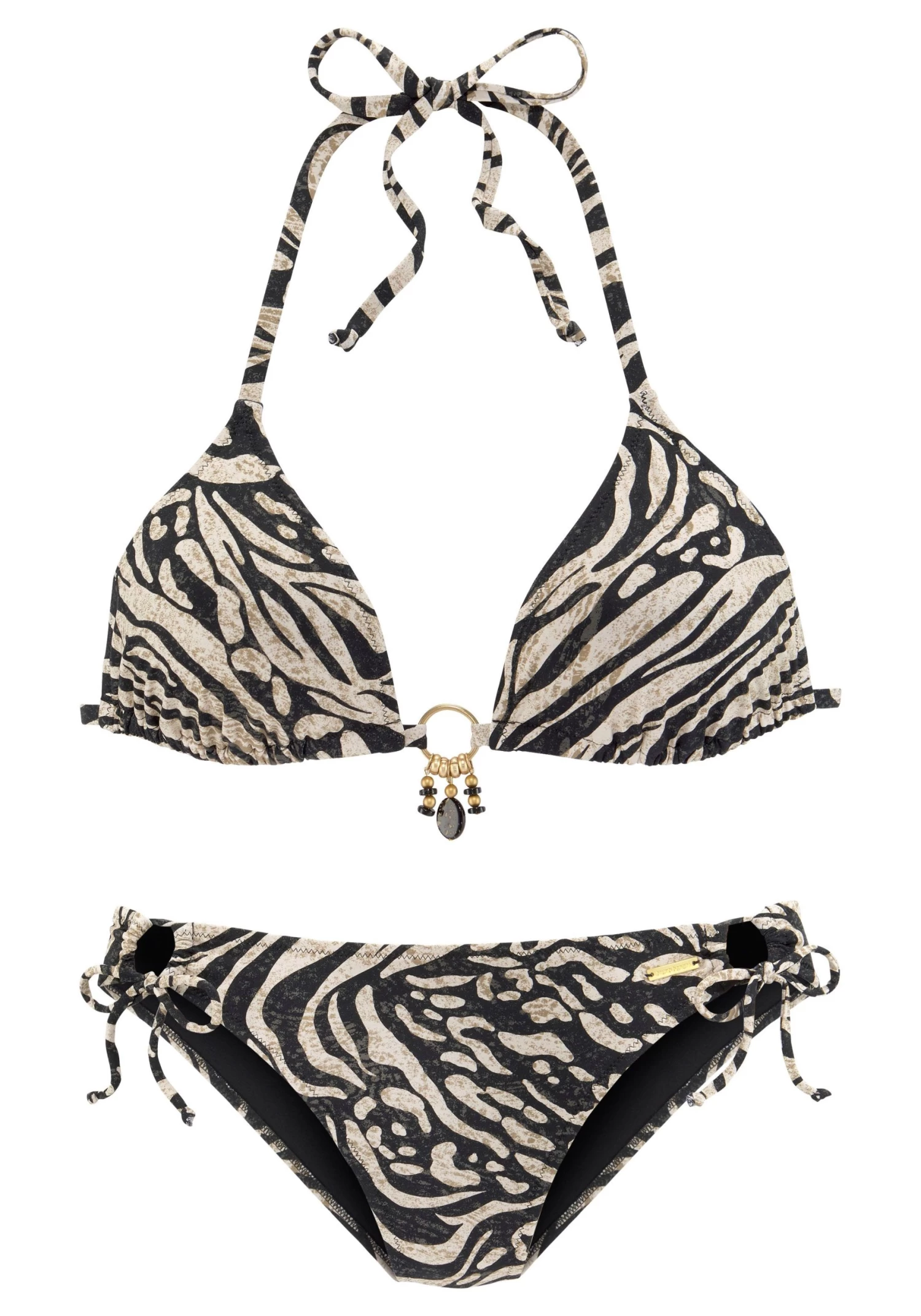 Bruno Banani Triangelbikini In Trendy Animal-print 2 Bruno Banani Triangelbikini In Trendy Animal-print - Image 2
