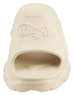 Buffalo Badslippers CLD SLIDE -Beroemde Badkleding Winkel buffalo badslippers cld slide beige 5