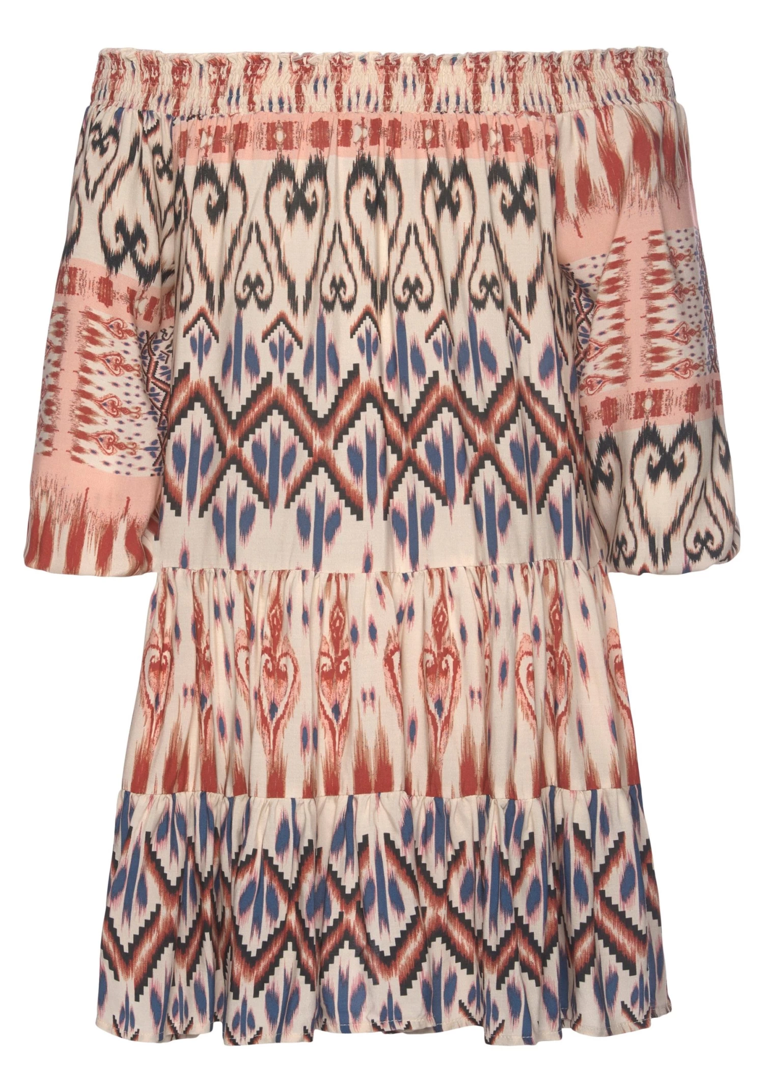 Buffalo Gedessineerde Jurk Met Ethno Print 4 Buffalo Gedessineerde Jurk Met Ethno Print - Afbeelding 4