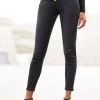Buffalo High-waist Jeans Met Modieuze Knoopsluiting