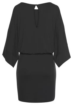 Buffalo Jerseyjurk Met Mouwsplitten (Met Bindstrik) -Beroemde Badkleding Winkel buffalo jerseyjurk met mouwsplitten met bindstrik zwart 7