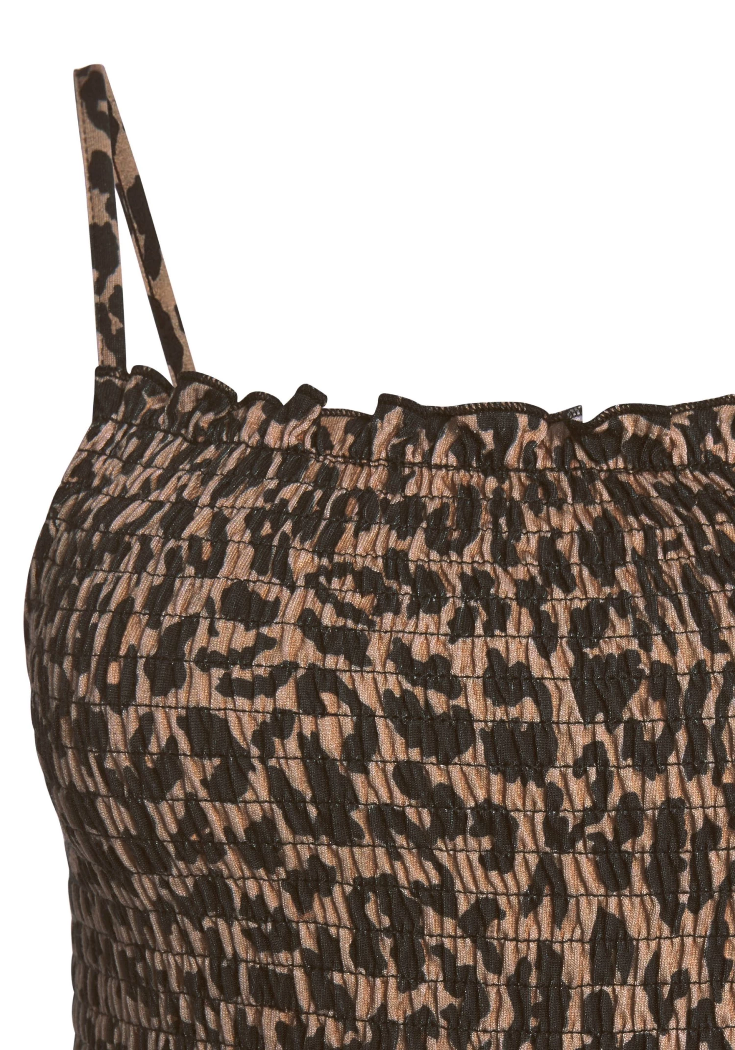 Buffalo Midi-jurk Met Een Gesmokte Top En Animal-print 4 Buffalo Midi-jurk Met Een Gesmokte Top En Animal-print - Afbeelding 4