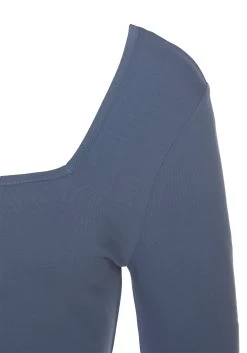 Buffalo Shirt Met Lange Mouwen Met Modieuze Carréhals -Beroemde Badkleding Winkel buffalo shirt met lange mouwen met modieuze carrehals blauw 6