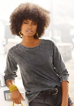 Roxy Triangel-bikinitop Roxy Love The Aloha 34 Roxy Triangel-bikinitop Roxy Love The Aloha -Beroemde Badkleding Winkel buffalo shirt met lange mouwen met modieuze jeanswassing grijs 6