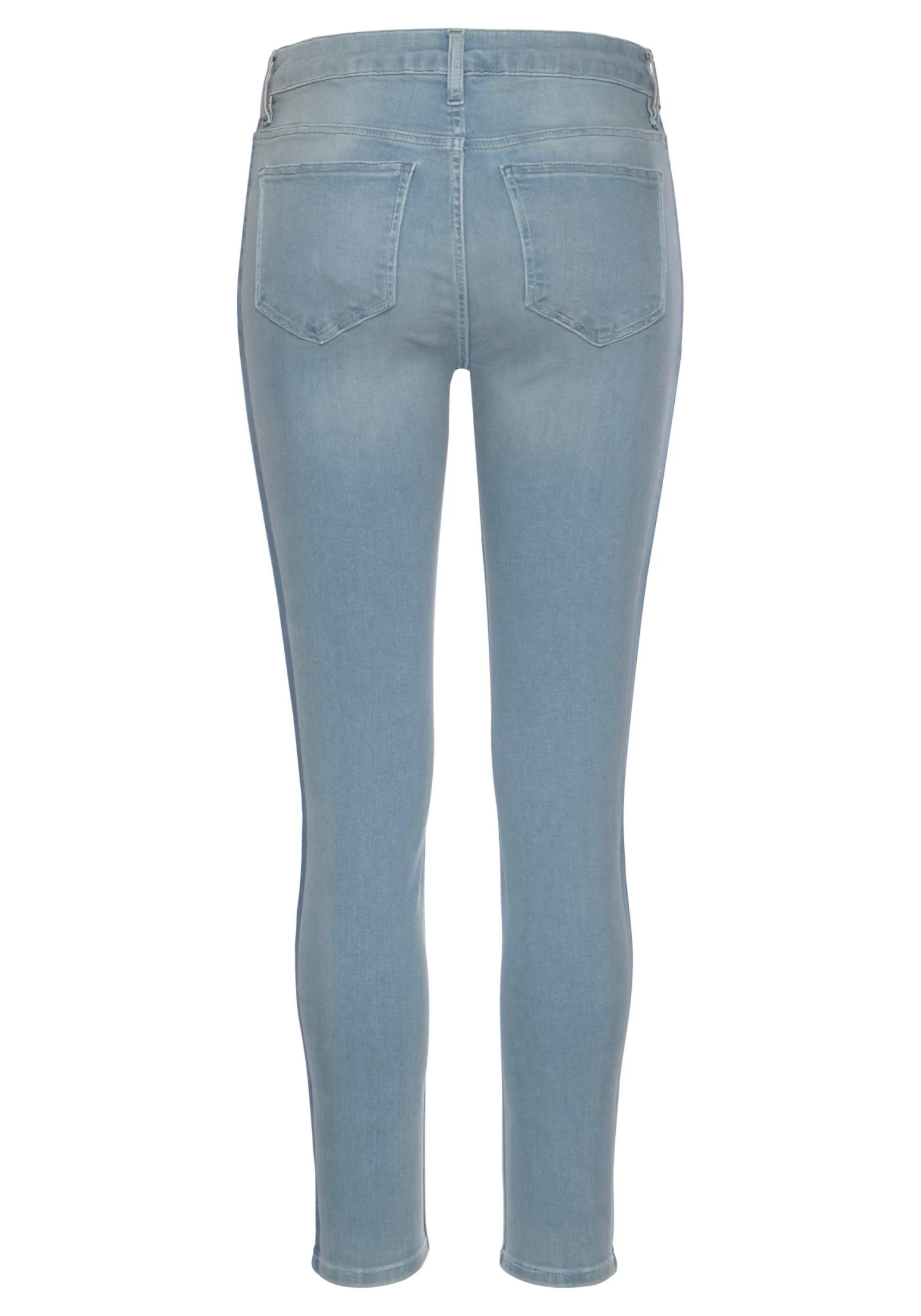 Buffalo Skinny Fit Jeans Met Strepen Opzij 4 Buffalo Skinny Fit Jeans Met Strepen Opzij - Image 4