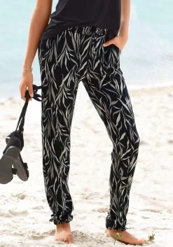 Natascha Ochsenknecht Retro-zonnebril -Beroemde Badkleding Winkel buffalo strandbroek gemaakt van viscose multicolor 1