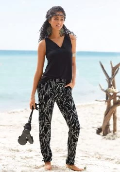 Buffalo Strandbroek Gemaakt Van Viscose -Beroemde Badkleding Winkel buffalo strandbroek gemaakt van viscose multicolor 7