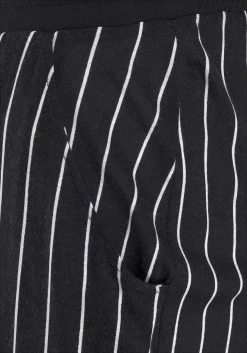 Buffalo Strandbroek Met Streepprint -Beroemde Badkleding Winkel buffalo strandbroek met streepprint zwart 10