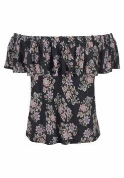 Buffalo Strandshirt In Carmenstijl Met Volant 21 Buffalo Strandshirt In Carmenstijl Met Volant -Beroemde Badkleding Winkel buffalo strandshirt in carmenstijl met volant multicolor 4