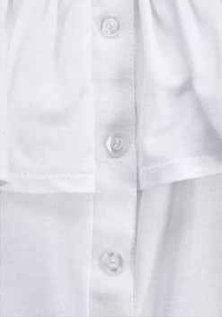 Buffalo Strandshirt In Carmenstijl Met Volant 22 Buffalo Strandshirt In Carmenstijl Met Volant -Beroemde Badkleding Winkel buffalo strandshirt in carmenstijl met volant wit 11