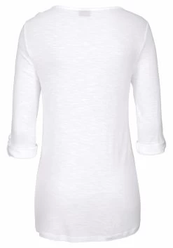 Buffalo Strandshirt Met Borduursel En Kwasten -Beroemde Badkleding Winkel buffalo strandshirt met borduursel en kwasten wit 4