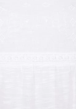 Buffalo Strandshirt Met Borduursel En Kwasten -Beroemde Badkleding Winkel buffalo strandshirt met borduursel en kwasten wit 6