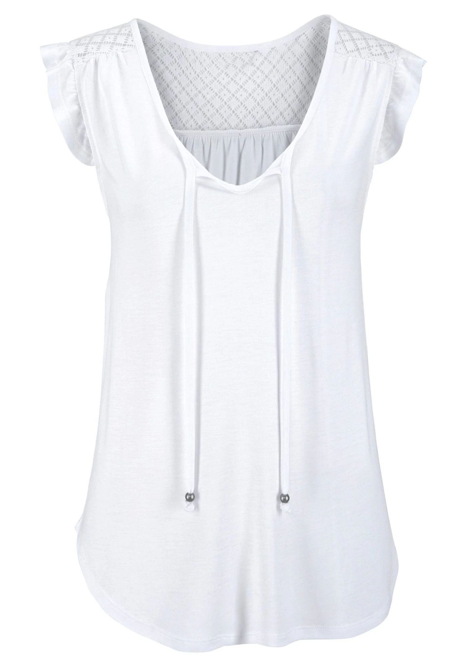 Buffalo Strandshirt Met Kanten Inzet Op De Rug 3 Buffalo Strandshirt Met Kanten Inzet Op De Rug - Image 3