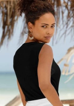 Buffalo Strandtop Van Zacht Ribmateriaal (set, 2-delig) 34 Buffalo Strandtop Van Zacht Ribmateriaal (set, 2-delig) -Beroemde Badkleding Winkel buffalo strandtop van zacht ribmateriaal set 2 delig wit 16