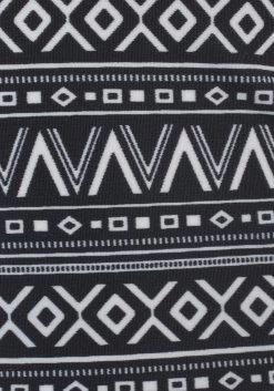 Buffalo Tankini Met Etnoprint En Contrastdetails -Beroemde Badkleding Winkel buffalo tankini met etnoprint en contrastdetails zwart 2