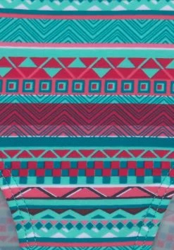 Buffalo Triangelbikini Lux Kids Met Abstracte Print -Beroemde Badkleding Winkel buffalo triangelbikini lux kids met abstracte print blauw 4