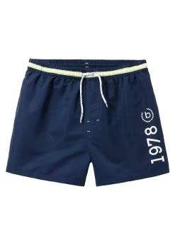 F2 Boardshort Mavericks -Beroemde Badkleding Winkel bugatti zwemshort met logo opzij blauw 7