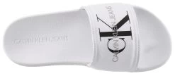 Calvin Klein Badslippers Met Een Brede Band -Beroemde Badkleding Winkel calvin klein badslippers met een brede band wit 5