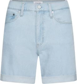 Calvin Klein Short DENIM BERMUDA SHORT Met Calvin Klein-logobadge -Beroemde Badkleding Winkel calvin klein short denim bermuda short met calvin klein logobadge blauw 5