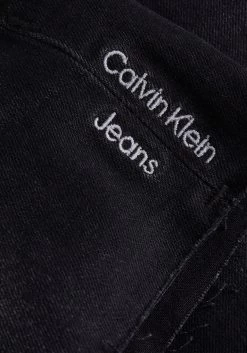 Calvin Klein Short MID RISE SHORT Met Iets Gerafelde Voetzoom -Beroemde Badkleding Winkel calvin klein short mid rise short met iets gerafelde voetzoom zwart 12