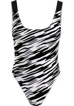 Sunseeker Badpak Tahiti Van Zacht Microvezel -Beroemde Badkleding Winkel calvin klein swimwear badpak scoop back one piece rp print multicolor 8