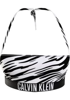 Calvin Klein Swimwear Zwembroek TANGA 22 Calvin Klein Swimwear Zwembroek TANGA -Beroemde Badkleding Winkel calvin klein swimwear bandeau bikinitop bandeau rp print multicolor 4