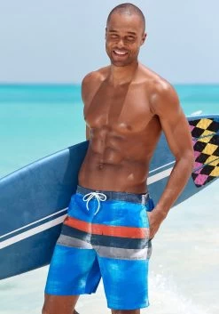 S.Oliver RED LABEL Beachwear Zwemshort Met Logoprint Opzij 30 S.Oliver RED LABEL Beachwear Zwemshort Met Logoprint Opzij -Beroemde Badkleding Winkel chiemsee zwemshort in sportieve look blauw 6