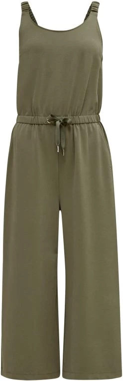 Comma 7/8-jumpsuit In Een Hoogwaardige Mix Met Modal -Beroemde Badkleding Winkel comma 7 8 jumpsuit in een hoogwaardige mix met modal bruin 5